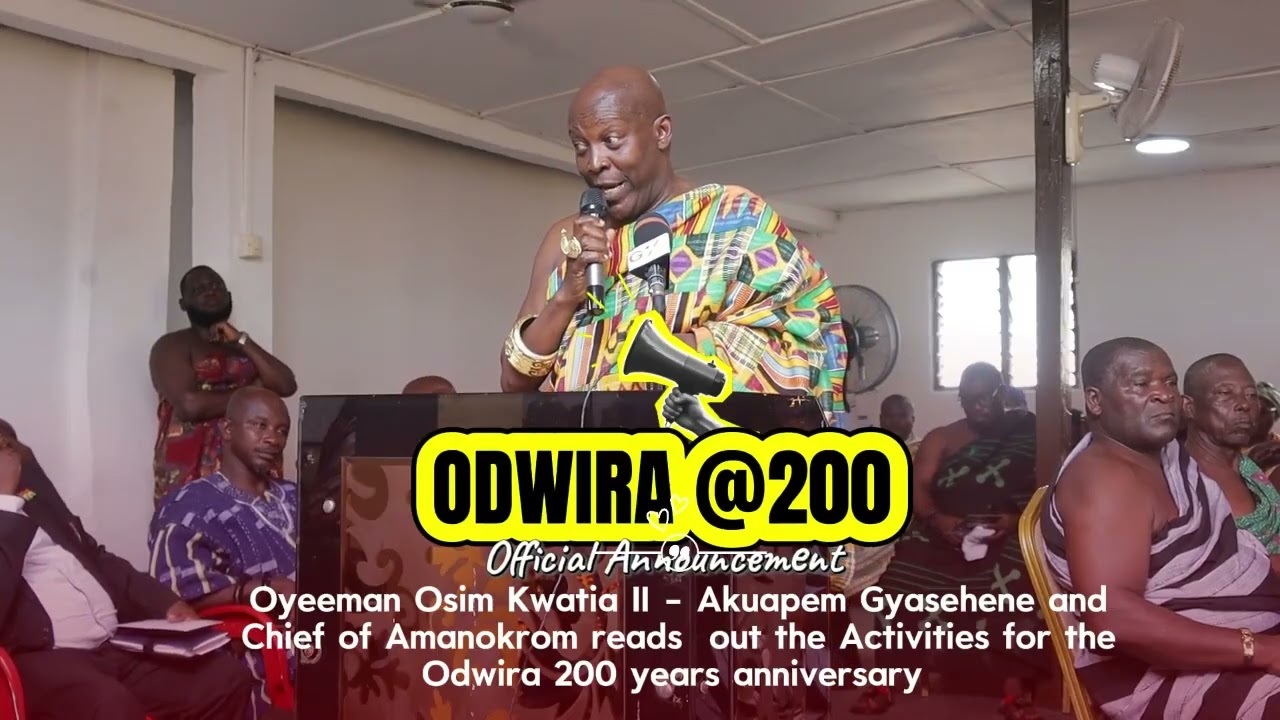 Akuapem Odwira 200 Years Official Announcement By Oyeeman Osim Kwatia II, Akuapem Gyasehene