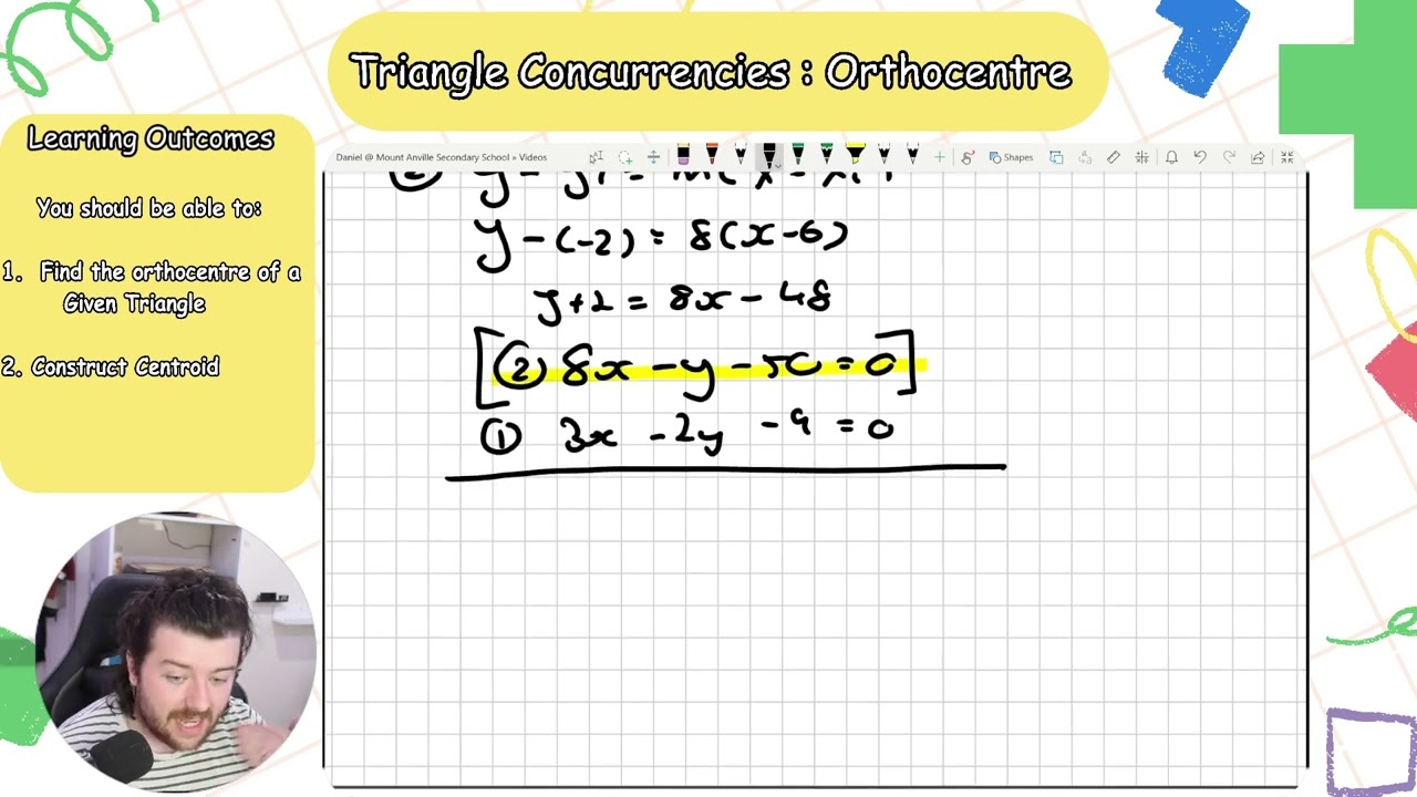 Leaving Cert Maths | Orthocentre of Triangle