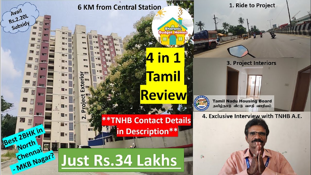 TNHB MKB Nagar, Chennai. 10 Min from Perambur Railway station 2BHK @ 34lakhs, Best Location.