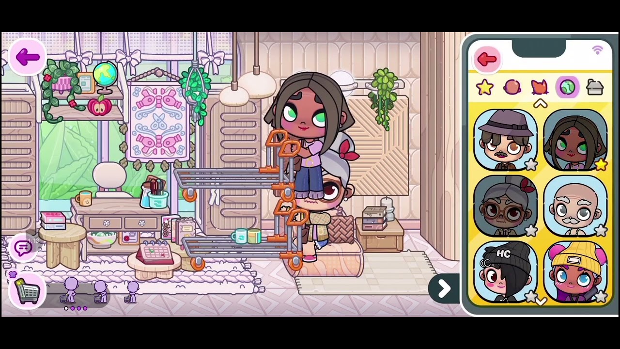 Primeiro andar casa Bubble Glam ✨️🧸