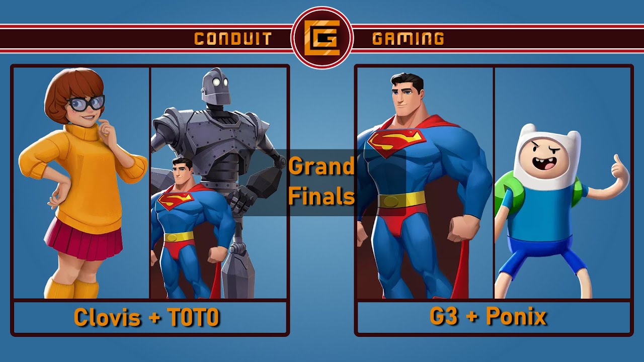 Clovis (Velma) + T0T0 (Iron Giant / Superman) vs G3 (Superman) + Ponix (Finn) - [ Grand Finals ]