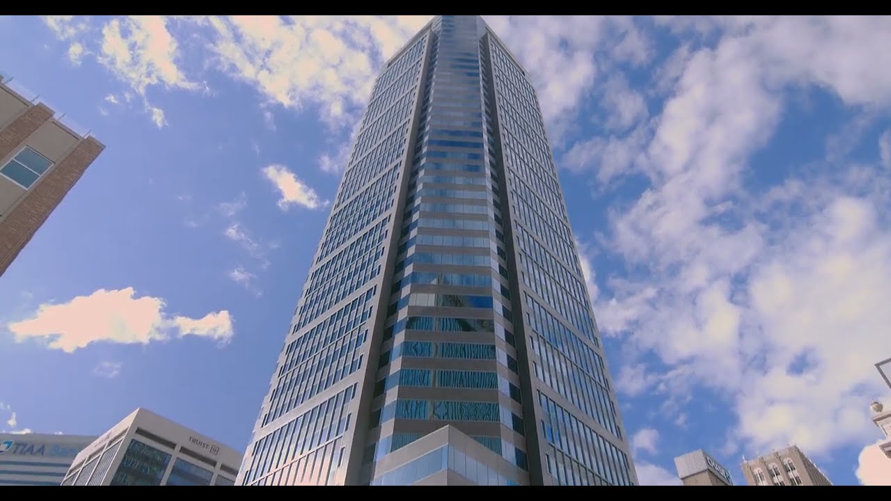 FREE Video Stock Footage 4K &ndash; Jacksonville Florida Skyline Bank of America Building