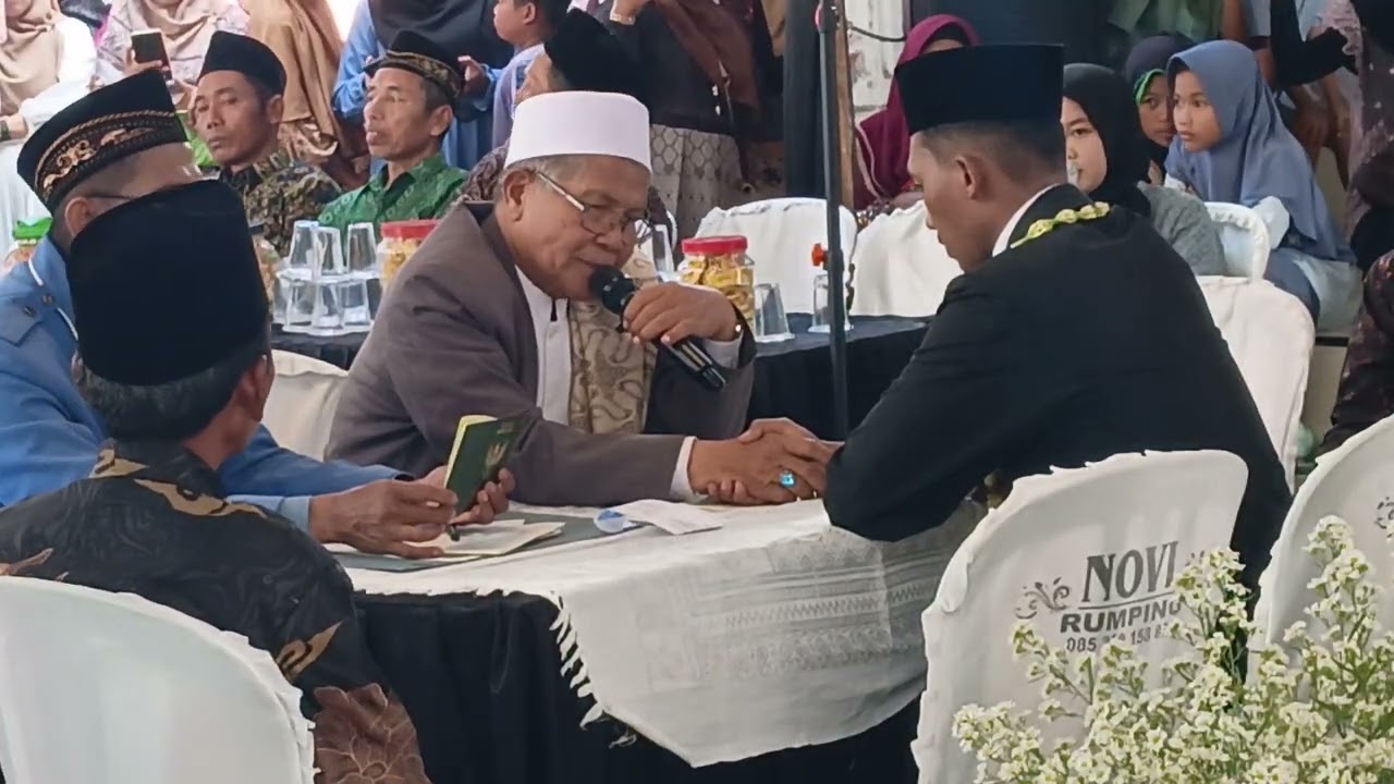 Ijab Qobul temanten Kang Rohmat dan Mbak Lidia 
