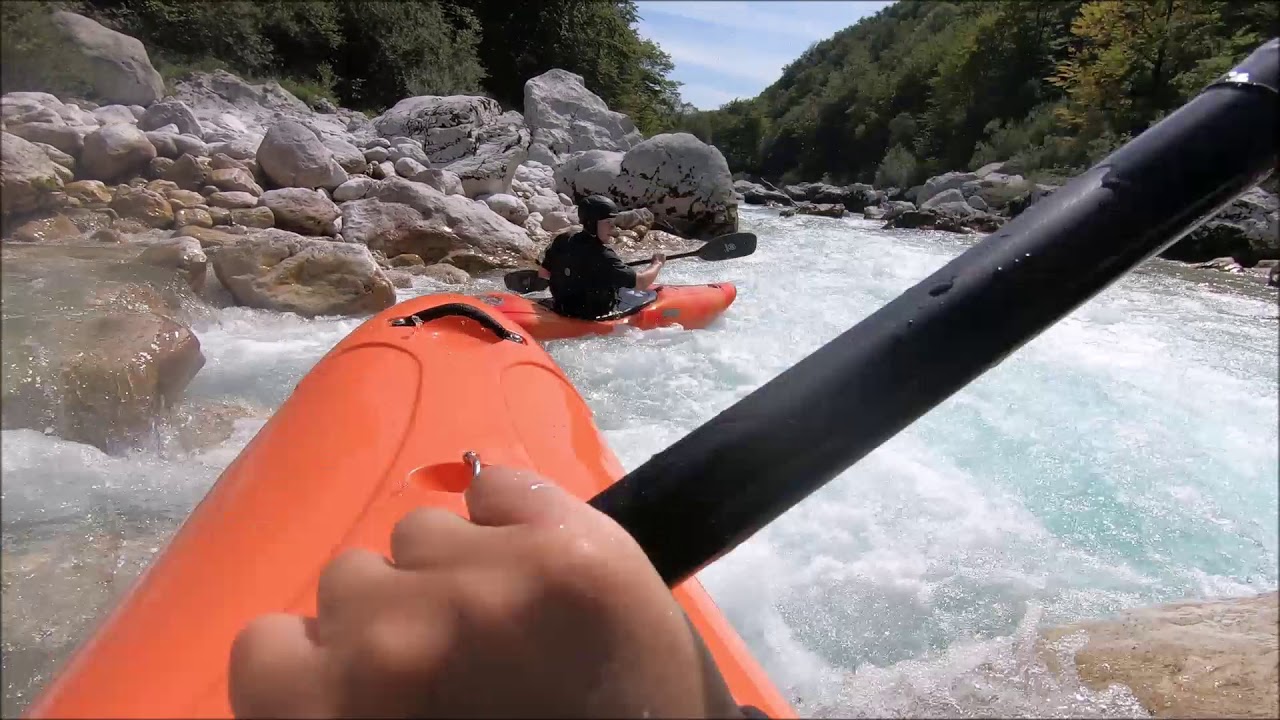 Soča - Abseilstrecke