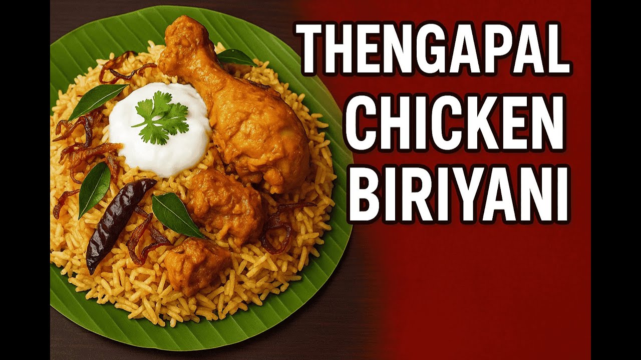 Authentic Thengapal Chicken Biryani | Perfect for Lunch | Must Try Recipe!