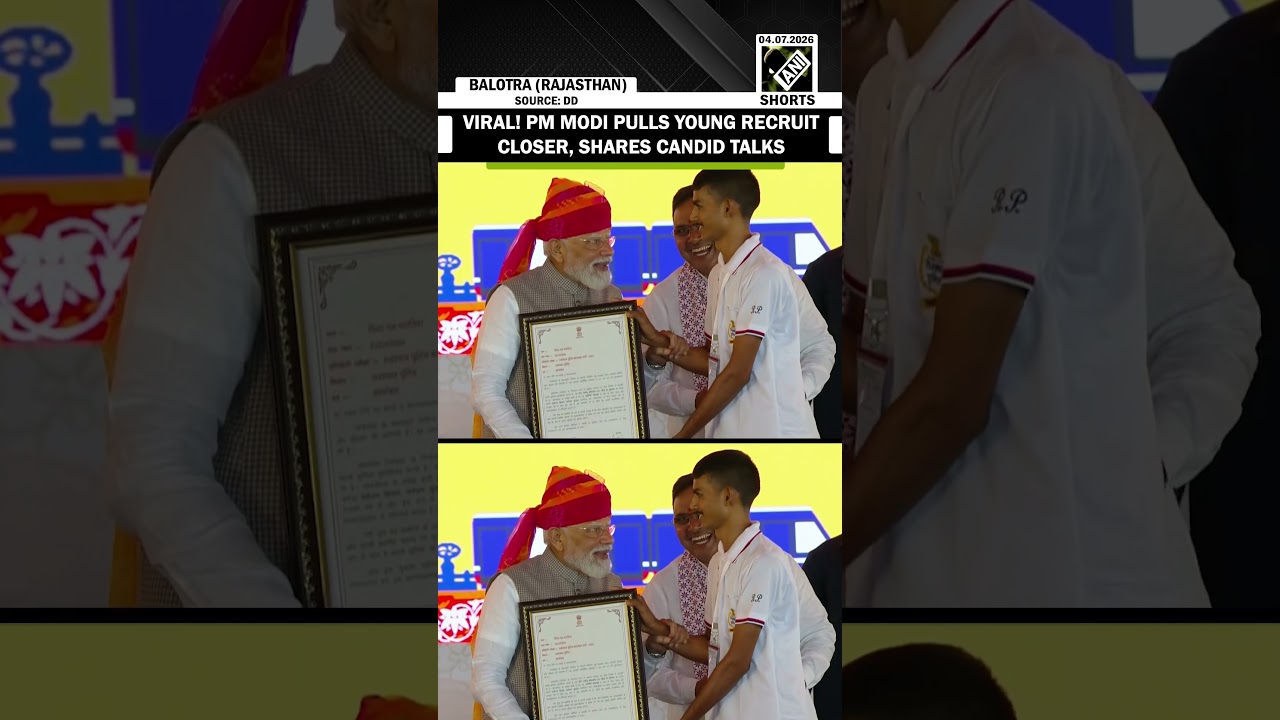 Watch! PM Modi pulls young recruit closer, shares candid talks, video goes viral