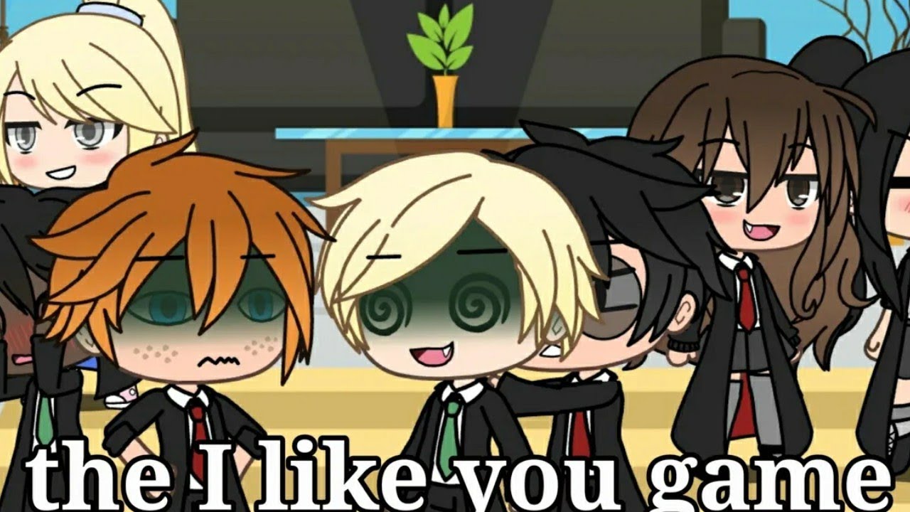 the i like you game | drarry, linny, pansmione, blairon gacha life skit [reupload]