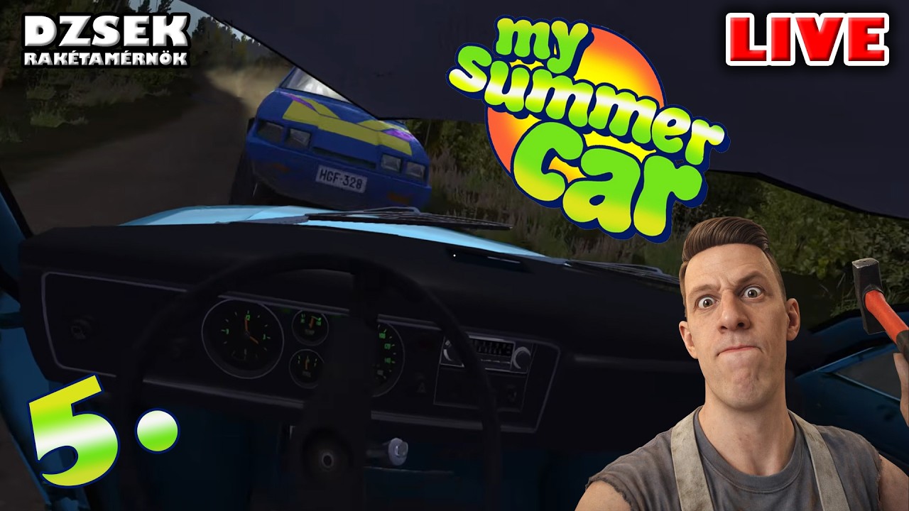 🔴 My Summer Car - 5. Rész - ...és akkor jött a baj, avagy: Összetörtük, mi legyen?
