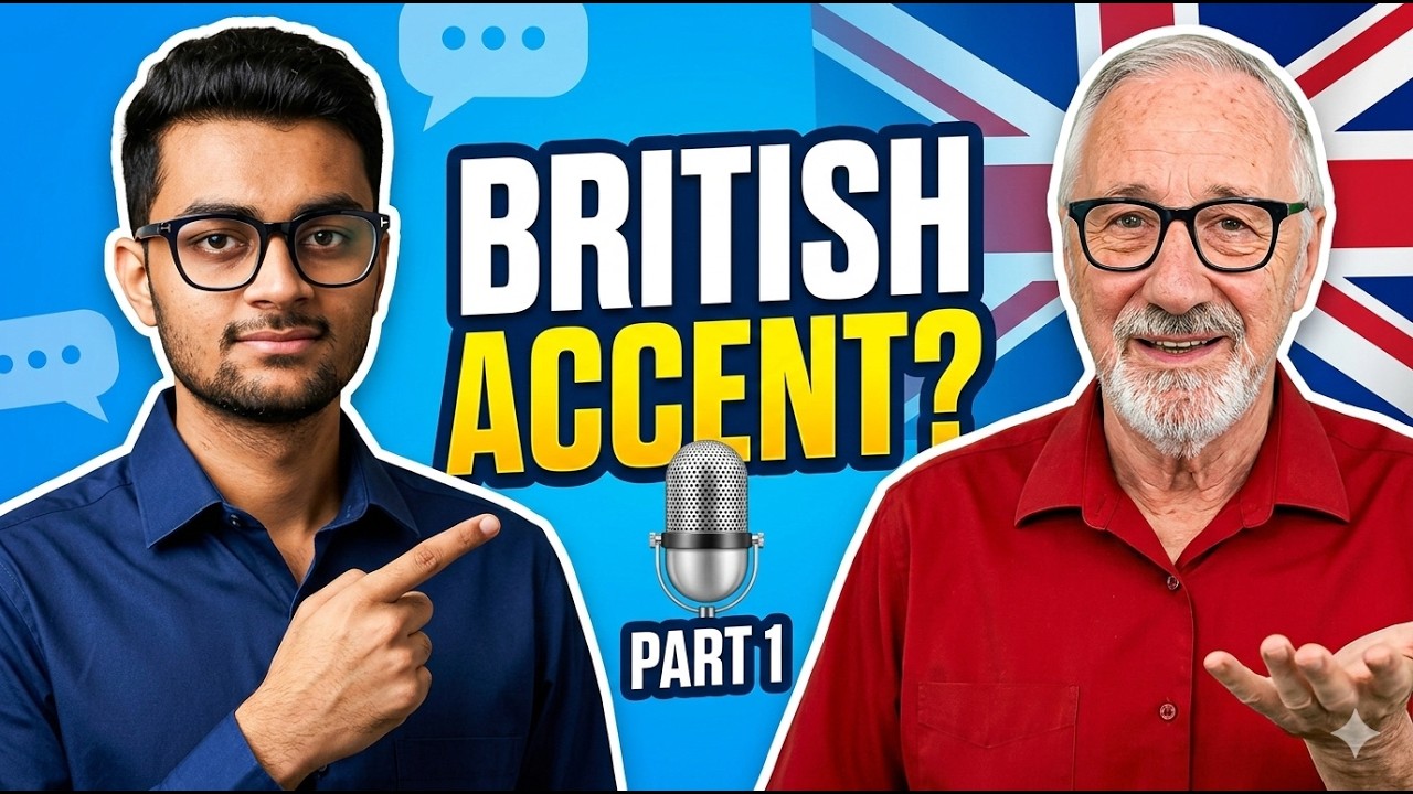 I Asked a native speaker About British Accent | Real English Conversation | Part 1