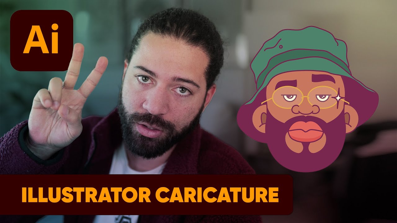 Making a caricature in Adobe Illustrator