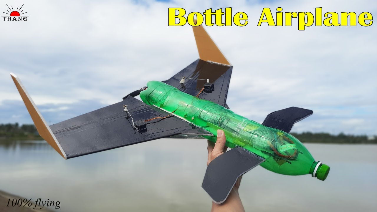 How to make RC Plastic Bottle Aircraft at home
