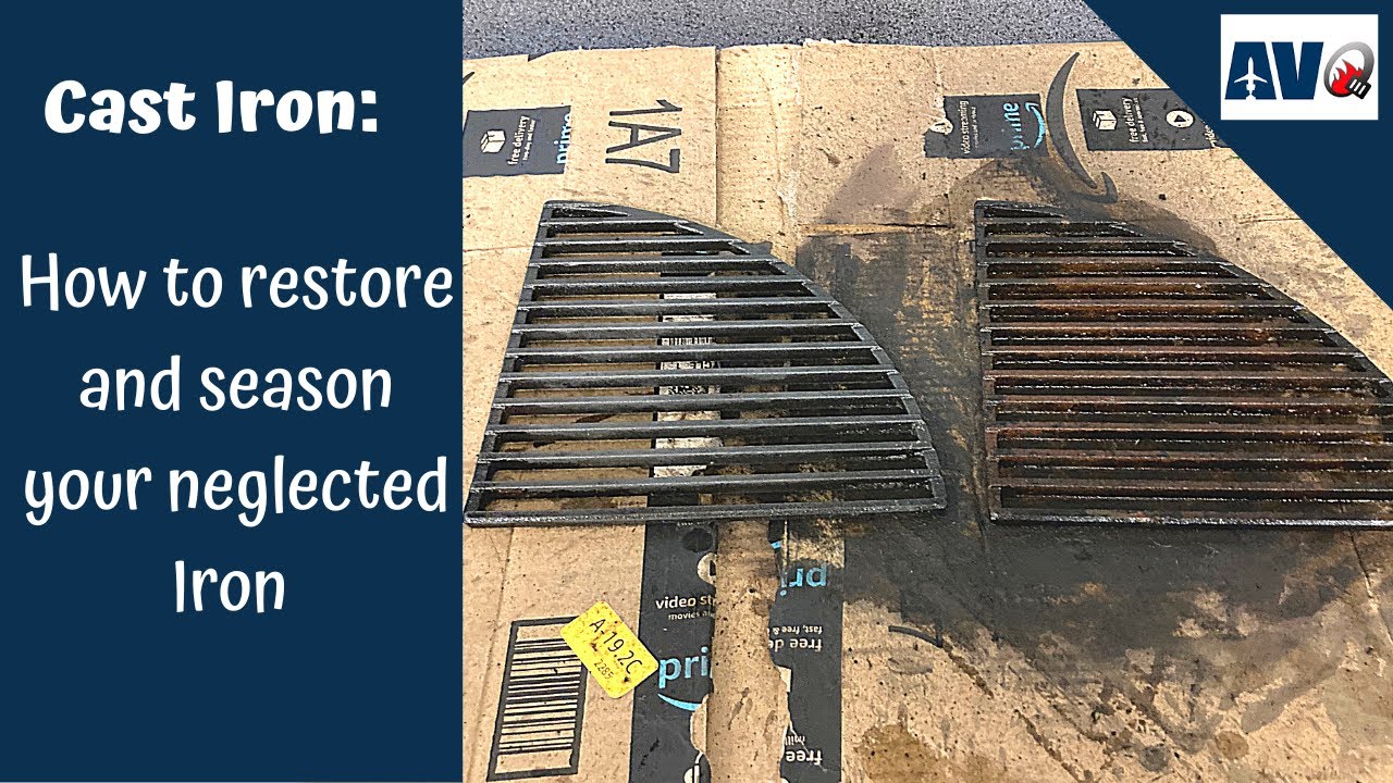 Restoring and Seasoning Cast Iron