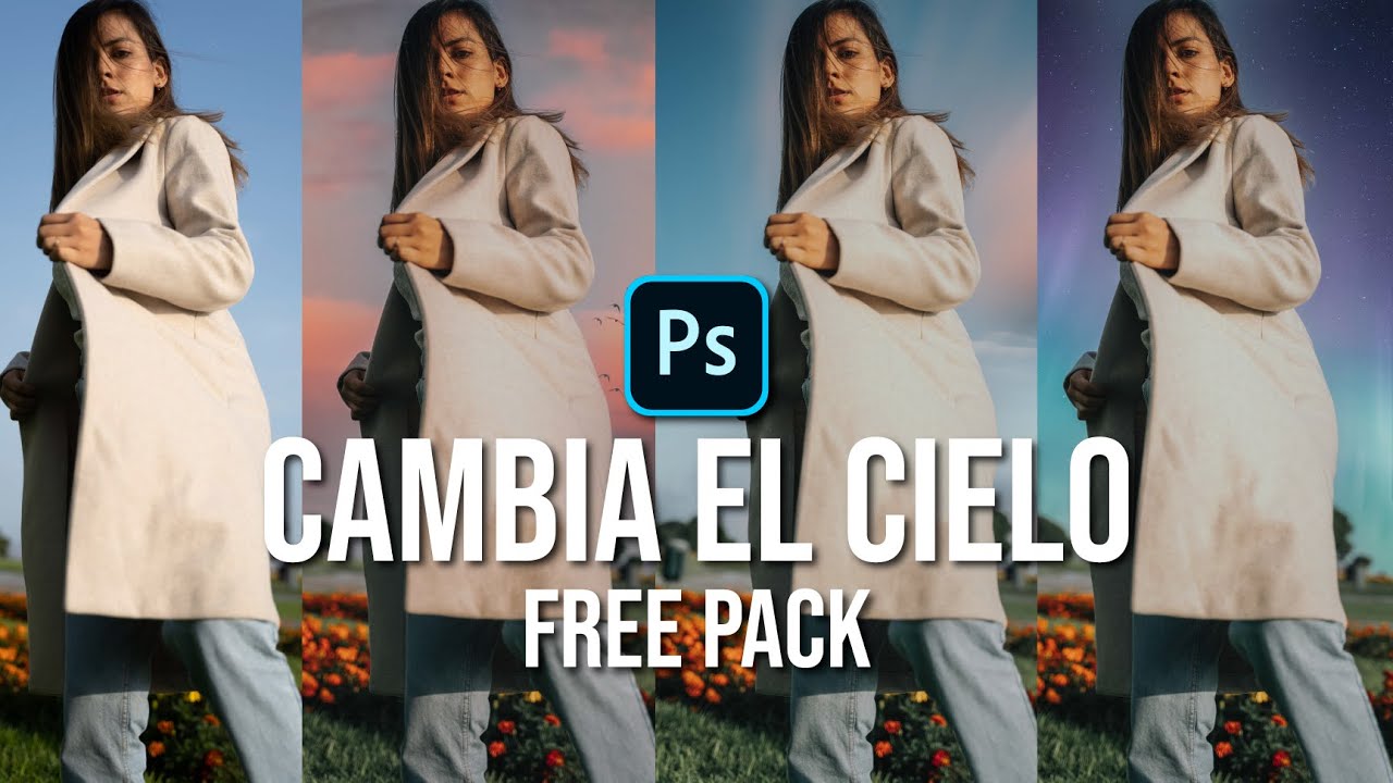 ✔️ Cómo cambiar el cielo en Photoshop | PACK DE CIELOS GRATIS