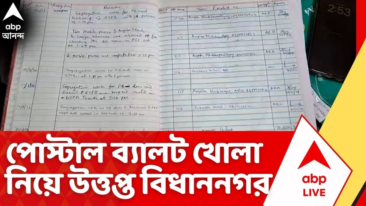 Bidhannagar | প্রশাসনিক ভবনে প্রয়োজনীয় অনুমতি ছাড়াই একাধিকবার পোস্টাল ব্যালট খোলার অভিযোগ বিজেপির