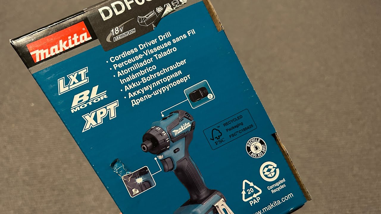 Makita DDF083Z 18v Drill Driver Unboxing #makita #tools #powertools 