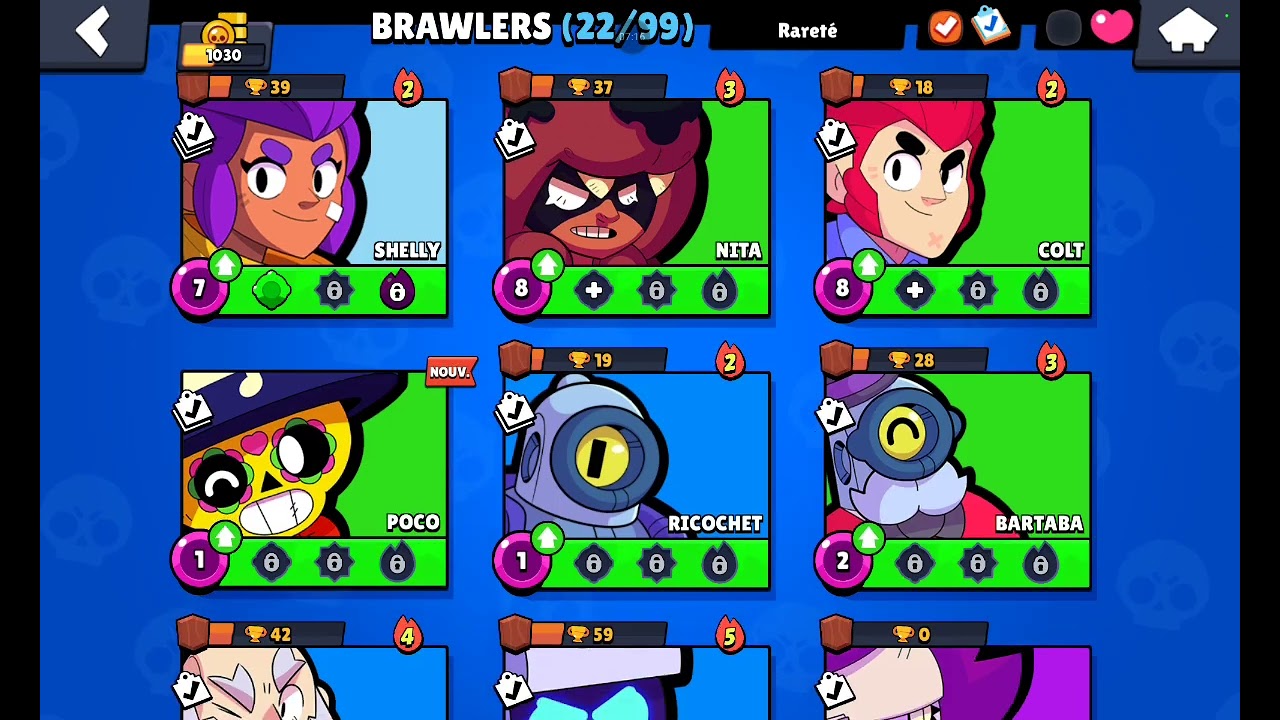 Je joue à Brawl stars et je joue 3 parties 