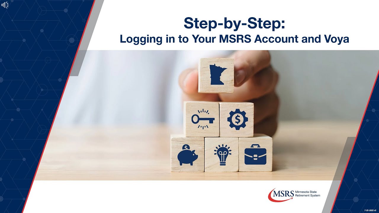 Step-by-Step: Logging in to Your MSRS Account and Voya
