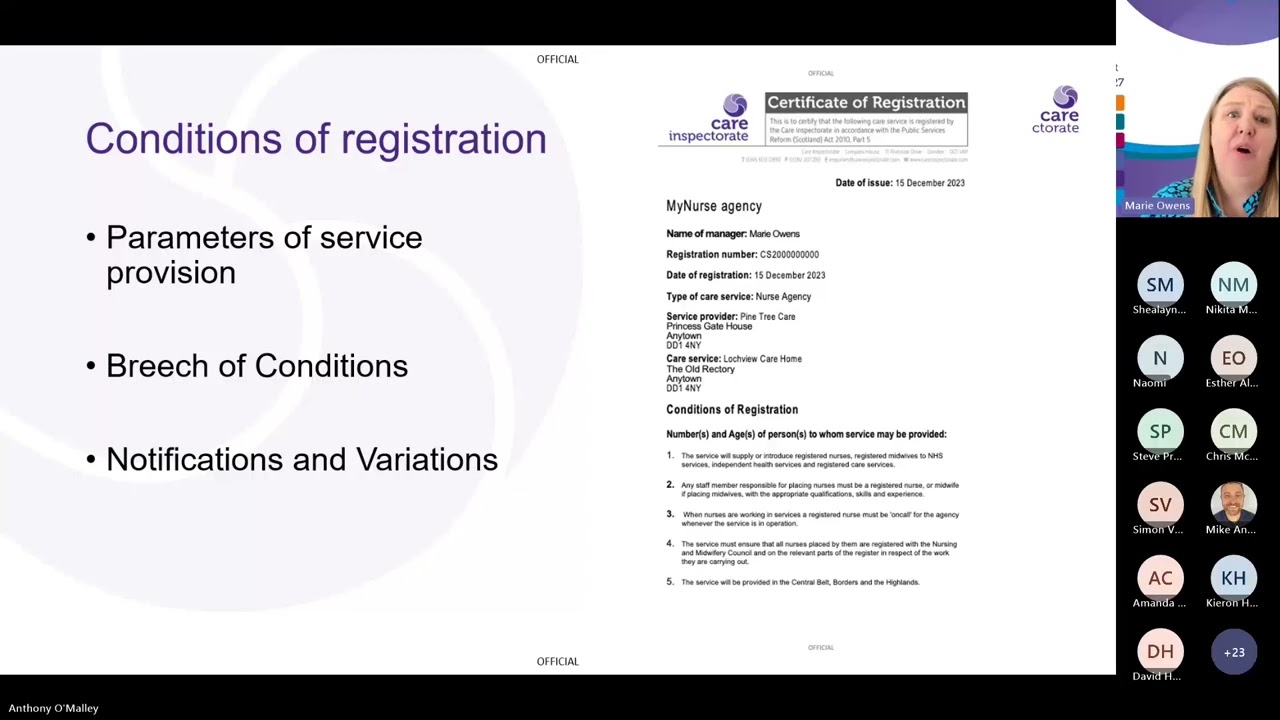 Webinar for nurse agencies