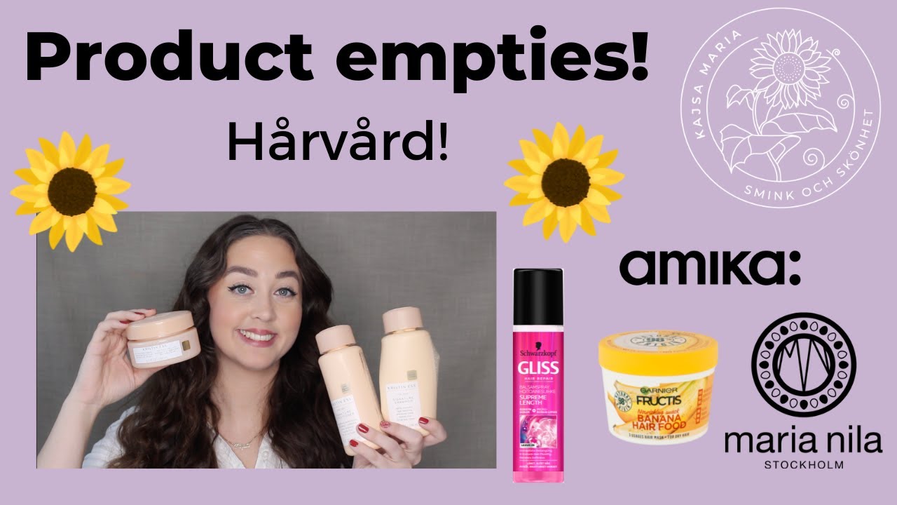 Jag vill ha smör i håret tydligen.. Product Empties! Hårvård!