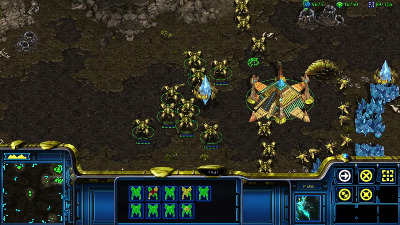 Brood War - PvP Defending Goon Reaver at the Natural