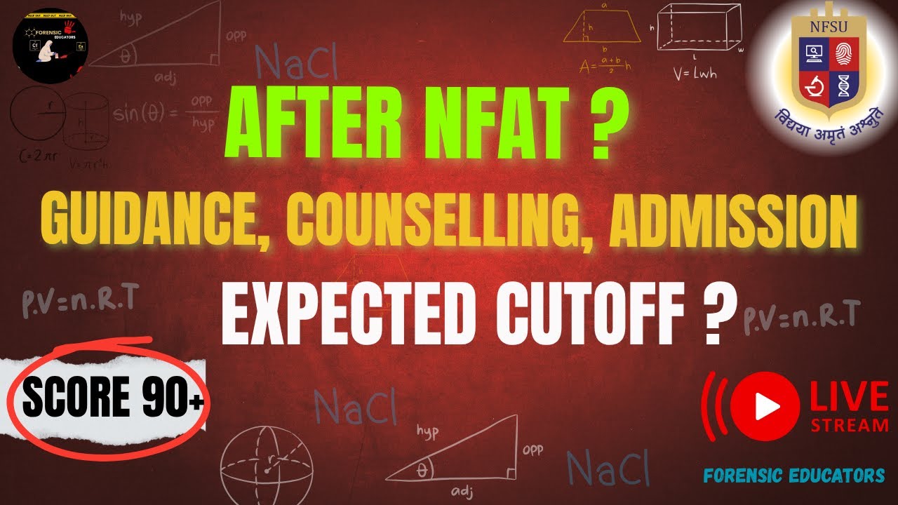 🎯COUNSELLING PROCESS : NFAT 2025 | LOW SCORE Guidance, Counselling, Admission | LIVE DISCUSSION |
