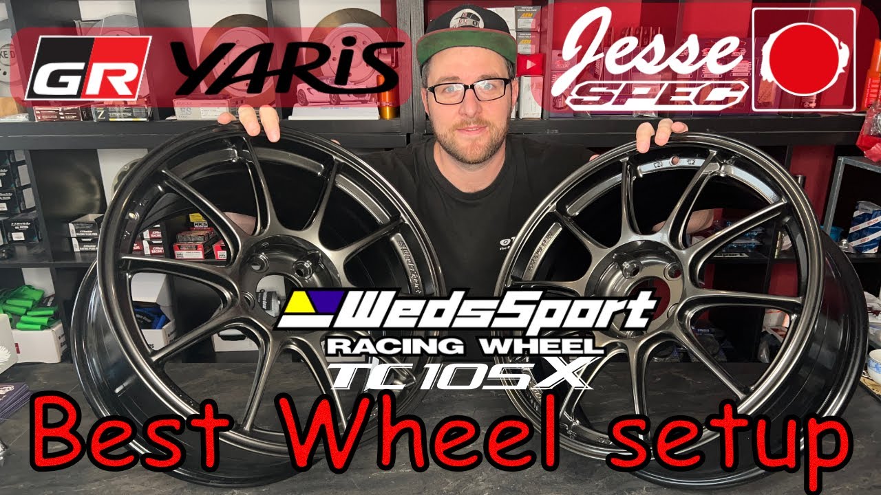 What is the ideal wheel size for Toyota GR Yaris? 18x8.0?18x9.0?18x9.5? Lets check Wedssport TC105X