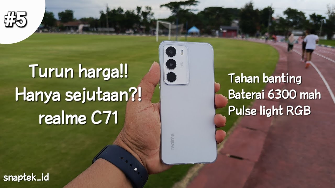 Body mewah cantik dan baterai badak realme C71 Indonesia