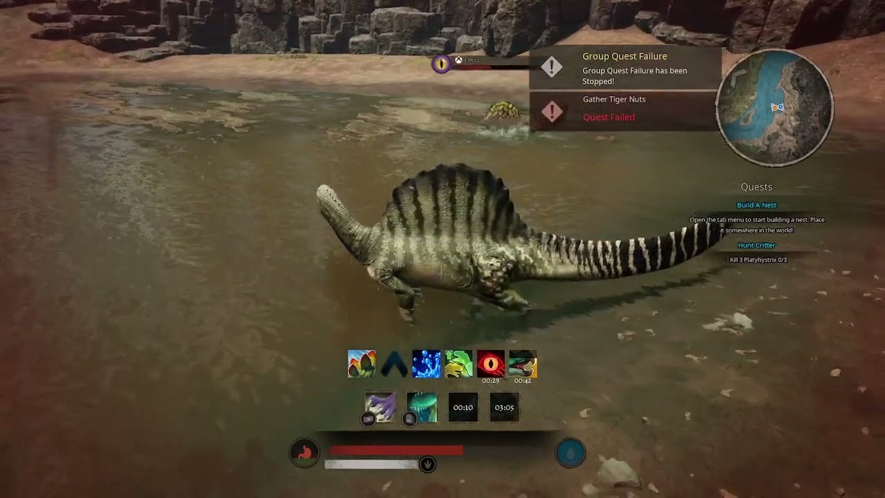 2 Spinos vs Deino - Path of Titans (Nat Hist)