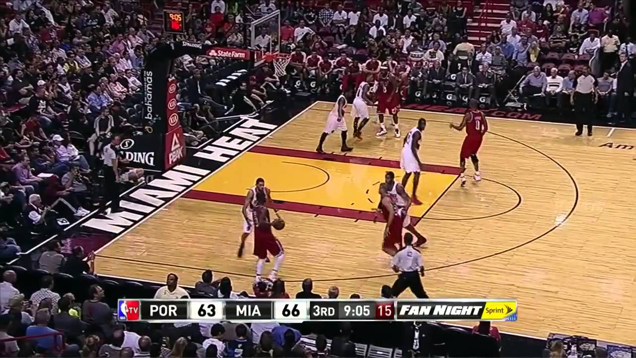Lebron James 30 points 9 assists (monster dunks) vs Trail Blazers full highlights 02/12/2013 HD