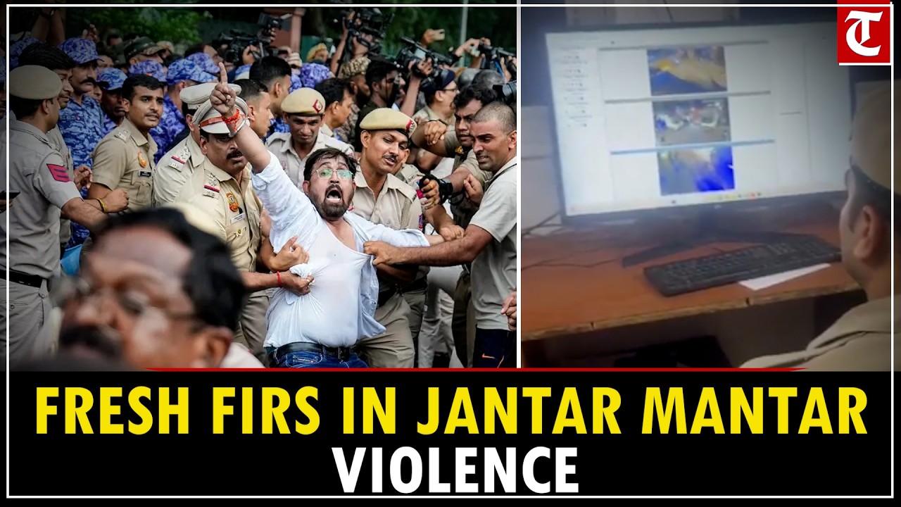 WATCH: Delhi Police Flags 'Anti-Social Elements' in CJP's NEET Protest, FIRs Registered