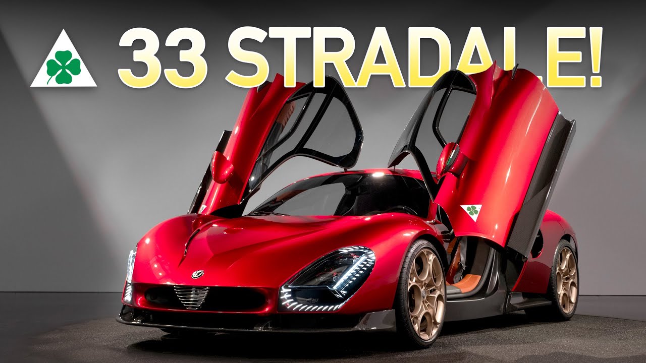 ЭЛЕКТРИЧЕСКИЙ Alfa Romeo 33 Stradale (750 л.с.) - первый взгляд!