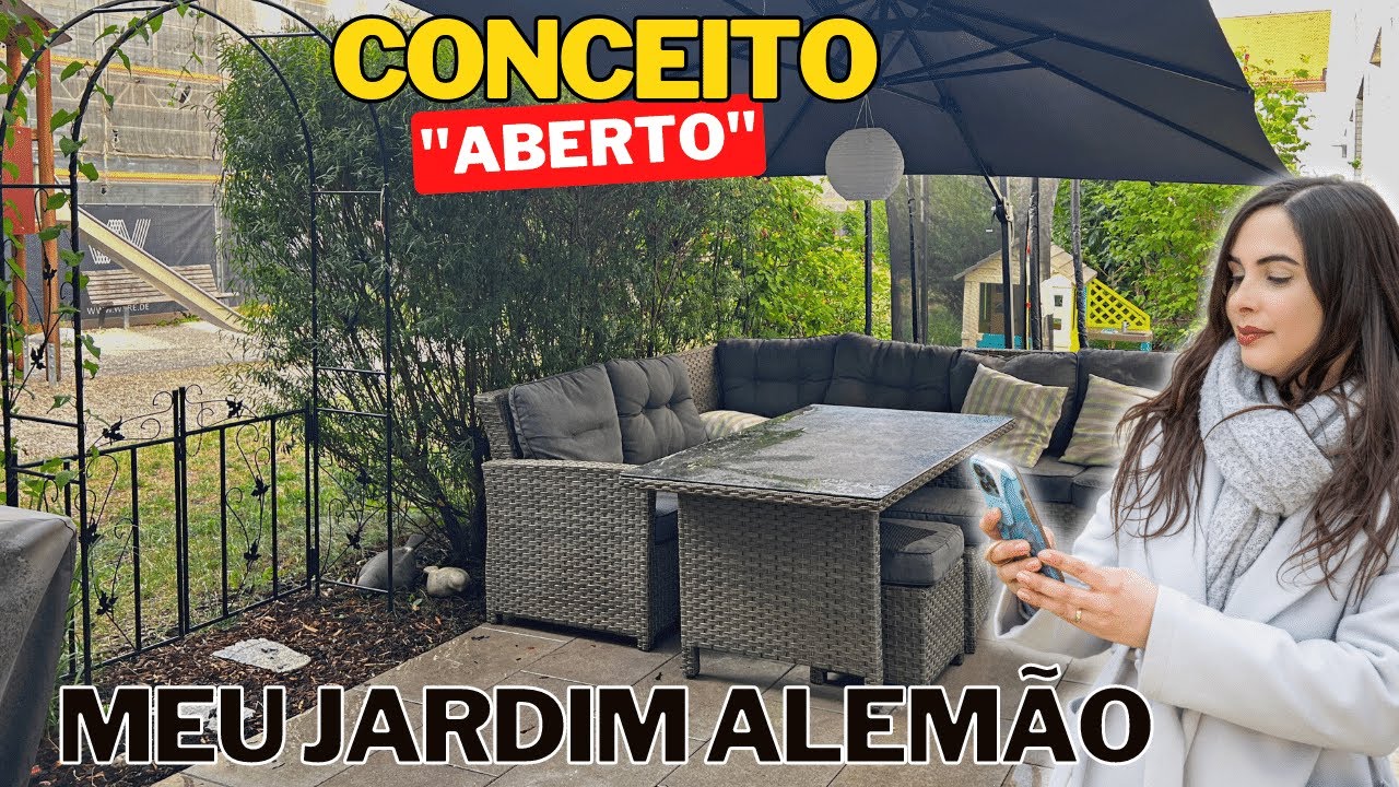 JARDIM COMPARTILHADO? ABERTO AO PÚBLICO? MEU JARDIM NA ALEMANHA | ROSA FILIPOVIC