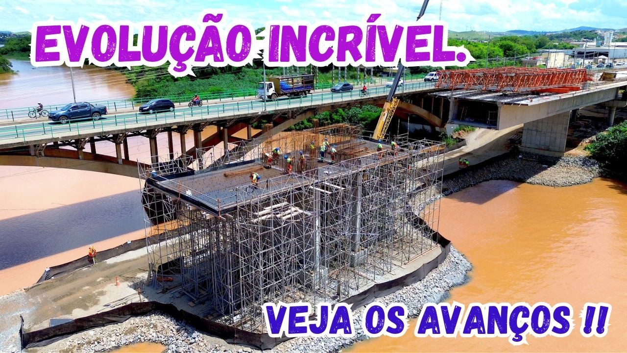 Obra da Ponte em Grande Progresso! Situação Atual da Duplicação