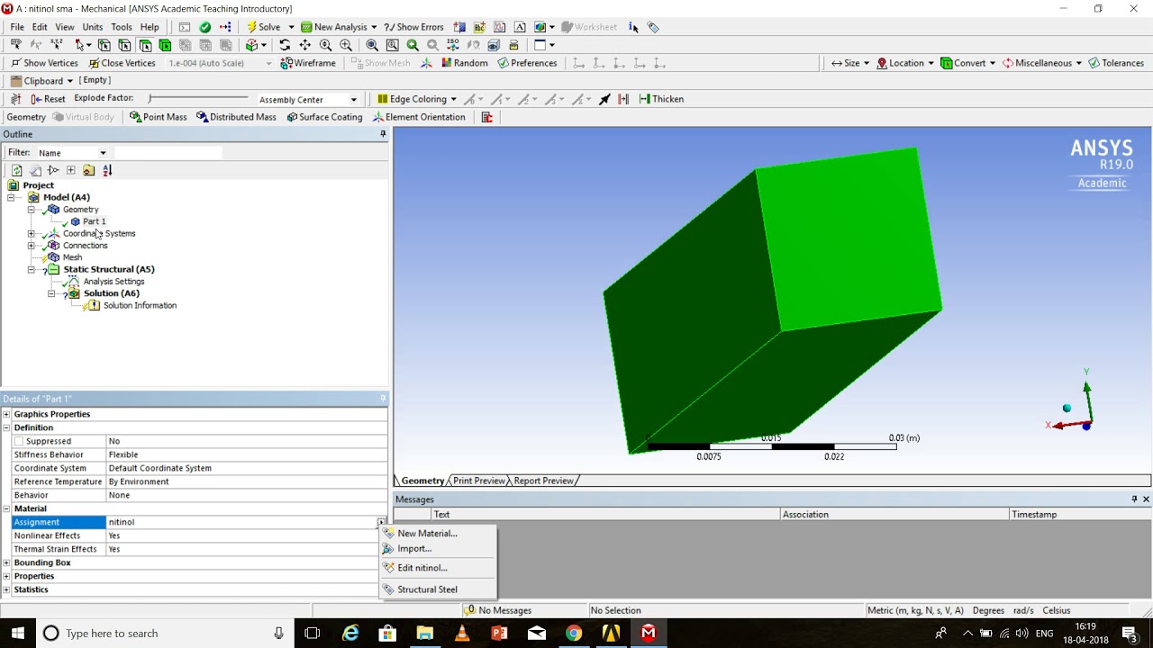 shape memory alloy fatigue analysis