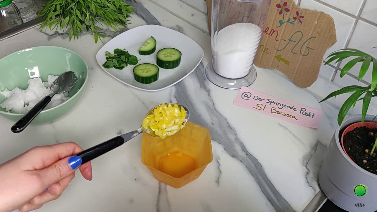 🥒 🌿Frisches Körperpeeling mit Minze - Mädchen AG-Online 🌸👧🏻