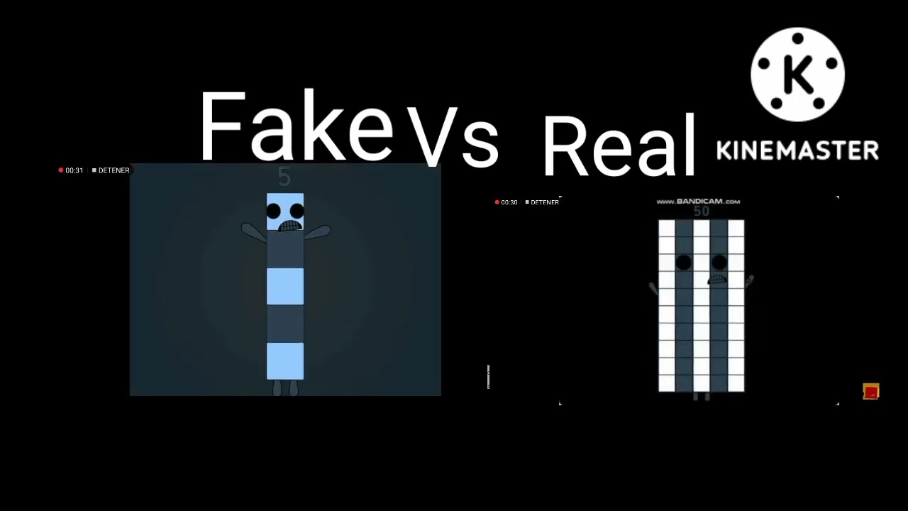 uncanny blocks band remastered 1-10 10-100 fake vs Real