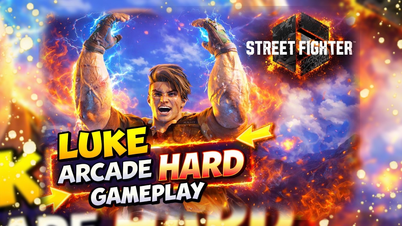 Luke Arcade Mode on HARD is Brutal! | Street Fighter 6 Gameplay