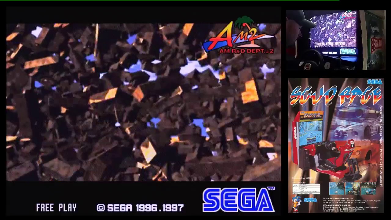icuk7 4th Live Stream Test (Testing bitrates) Scud Race Plus / Sega Super GT Plus