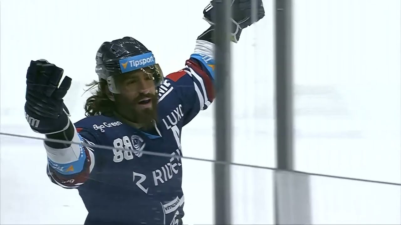 PLAY OFF 2023: Kometa - Vítkovice 3:4 PP - Peter Mueller vítězný gól