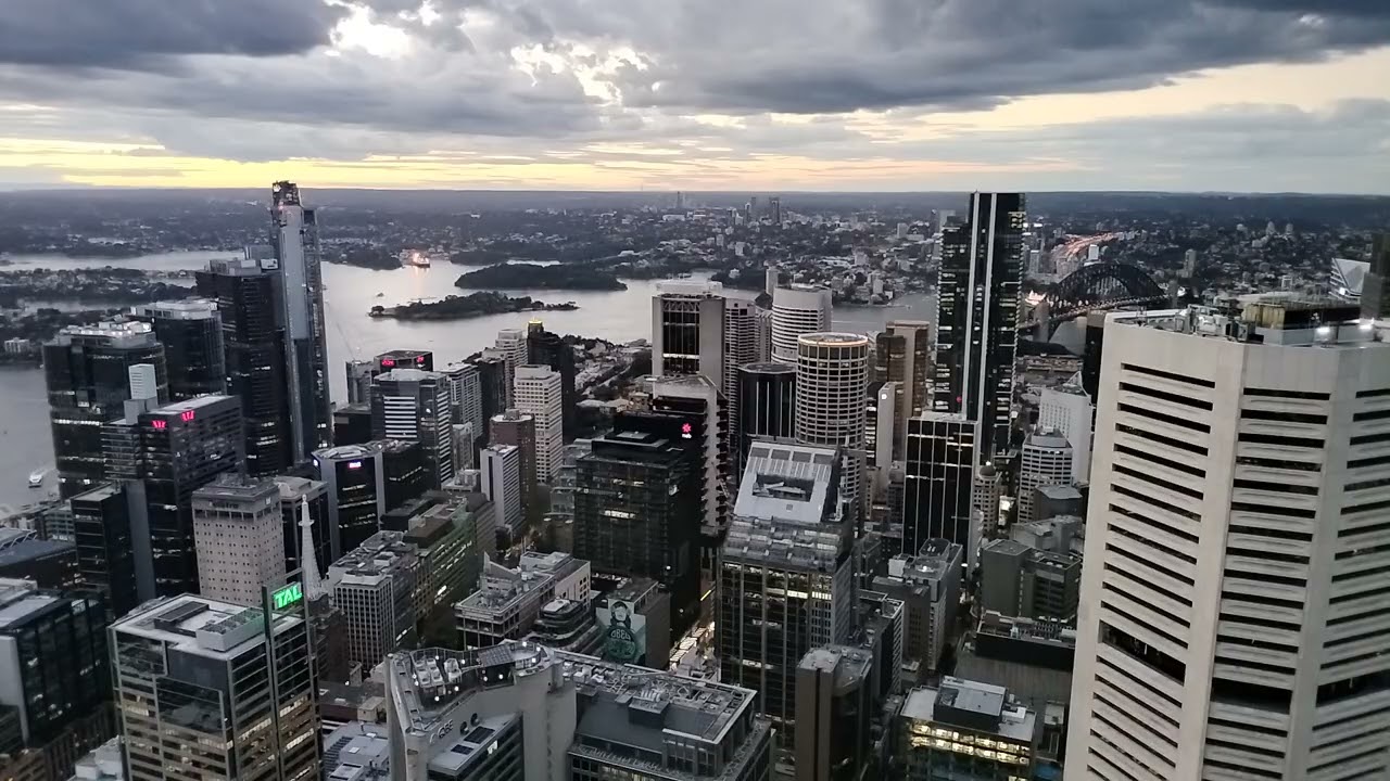 Sydney Timelapse View from Sydney Tower Australia