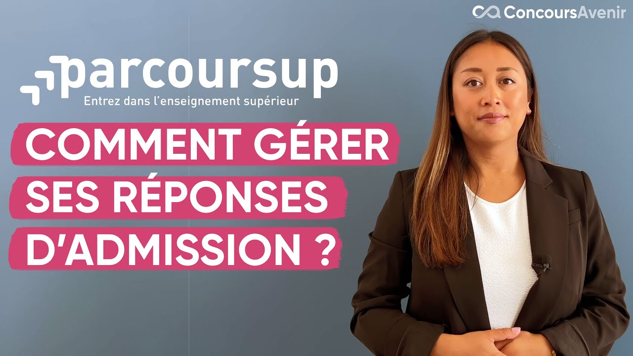 Comment gérer ses réponses d'admission sur Parcoursup ?