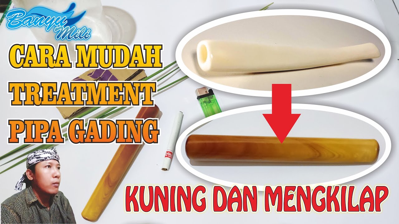 CARA MUDAH MENGUNINGKAN PIPA G4DING | CARA MENGKILAPKAN PIPA G4DING GAJAH | BANYU MILI