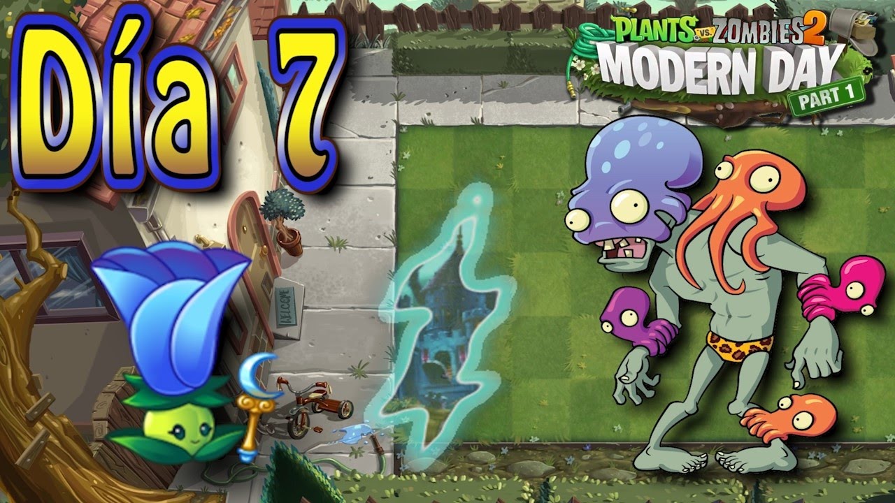 Plants vs Zombies 2: Tiempos Modernos: Día 7 - Español - HD
