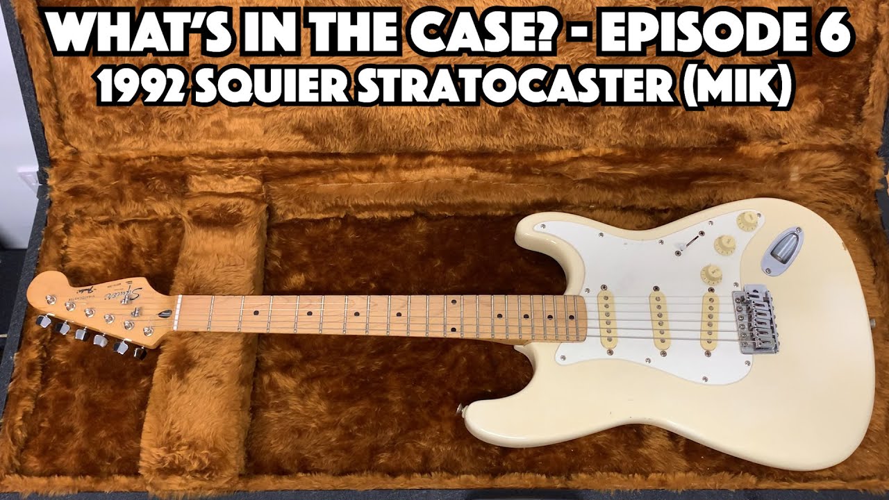 1992 Squier Stratocaster (Korea) - Shimming a Guitar Neck | What's in the Case? - Episode 6