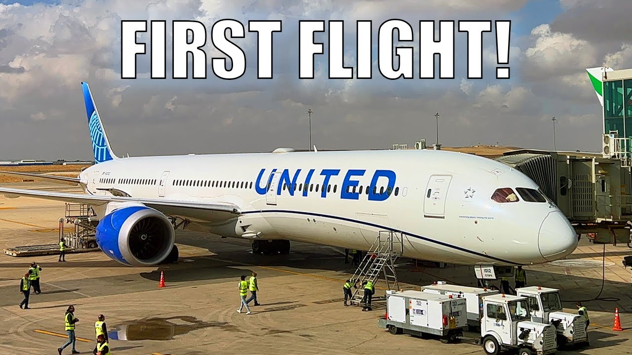 ПЕРВЫЙ РЕЙС United Airlines в Амман, Иордания, в бизнес-классе
