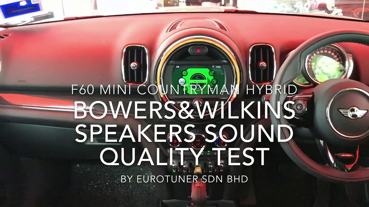 F60 MINI Countryman Hybrib upgrade all speakers to Bowers&Wilkins