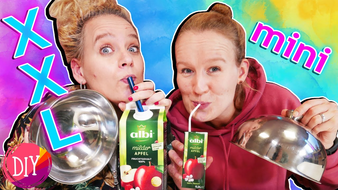 XXL ESSEN VS MINI ESSEN CHALLENGE