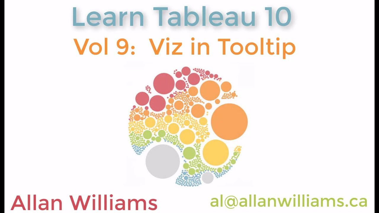 Tableau 10 : Vol 9 : Version 10.5 - Viz in Tooltip