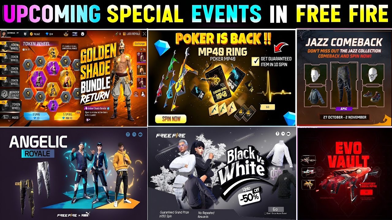 Golden Shade Bundle Return Date 🤯💥 | Poker Mp40 Return 2026 | Free Fire New Event | Ff New Event