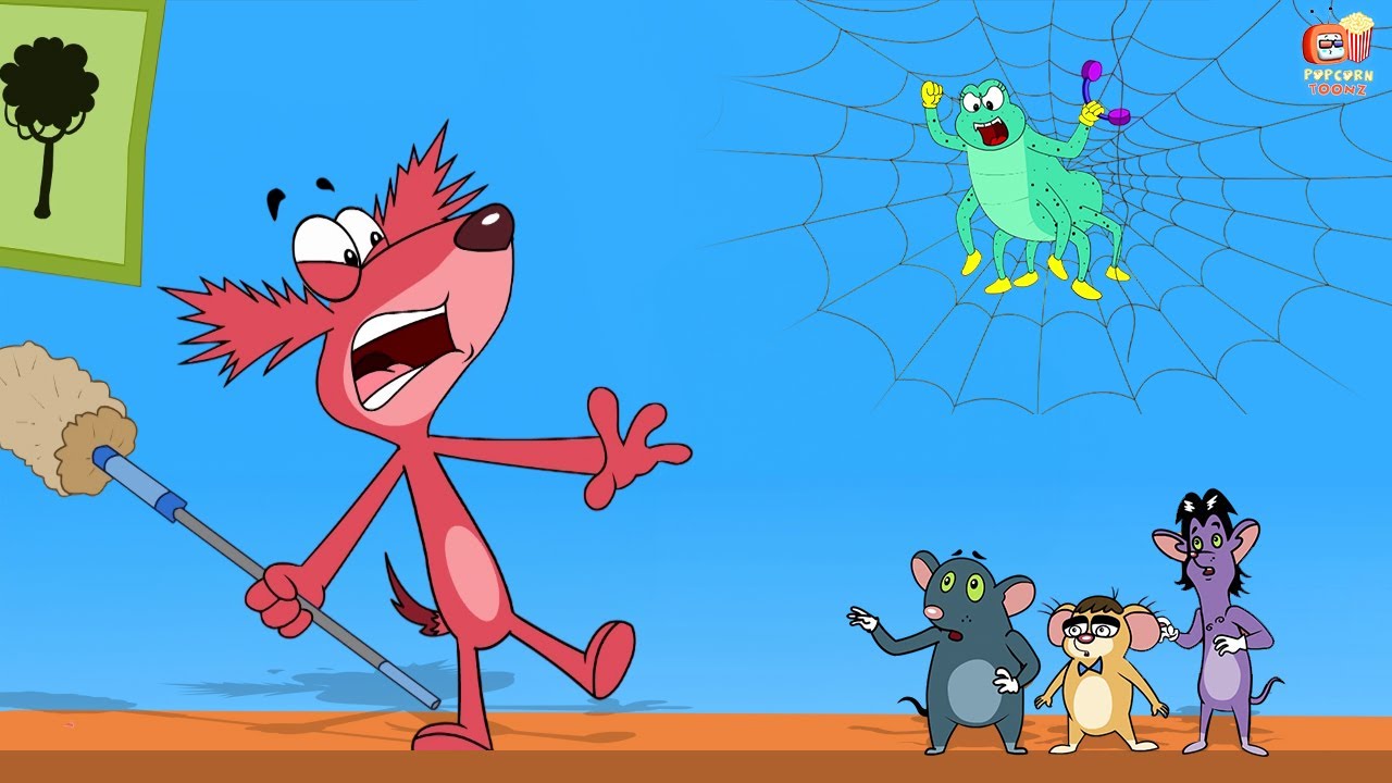 Creepy Crawly Chaos: A Scary Spider in Doggy Don’s Room  | Dog and Rat Cartoon of 2026|  Rat A Tat